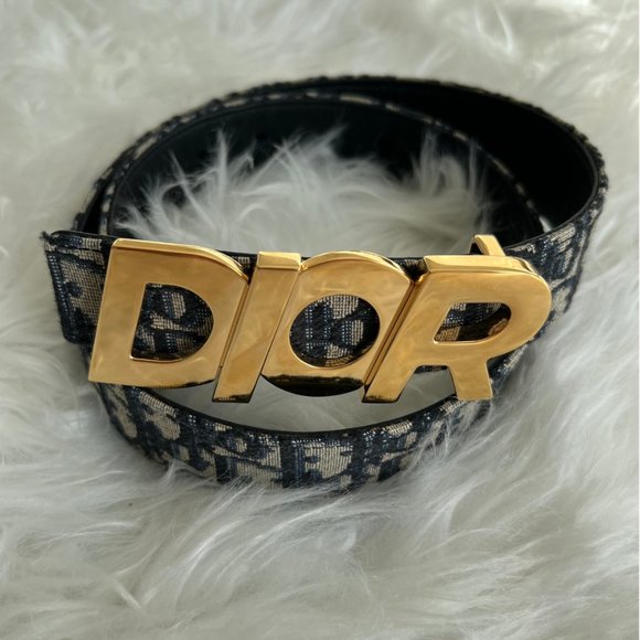 Dior Oblique Womens Belt Size 32
